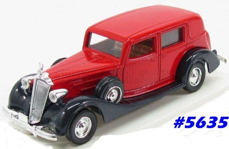 Packard Sedan red 1937 1/43 Solido NEW+reblistered  #5635 instant wheels