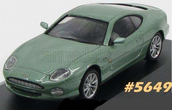 Aston Martin DB7 1993 green-met 1/43 Hongwell NEW+reblistered  #5649 instant wheels