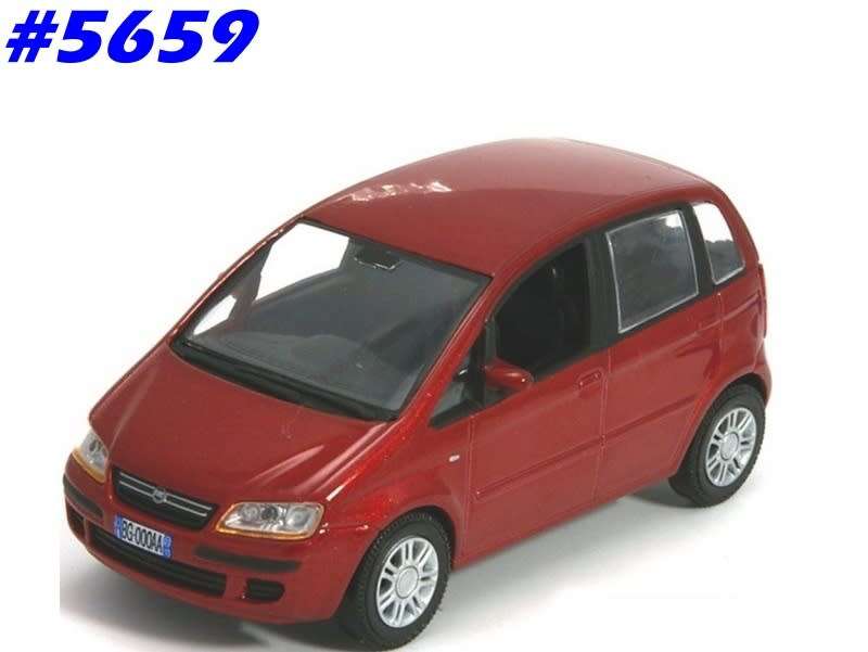 Fiat Idea 2018 red 1/43 Norev NEW+reblistered  #5659 instant wheels