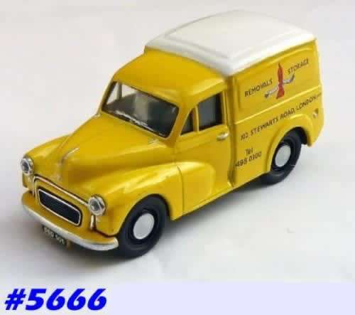 Morris Minor 5CWT Van 1953 yellow 1/43 Corgi NEW+reblistered  #5666 instant wheels