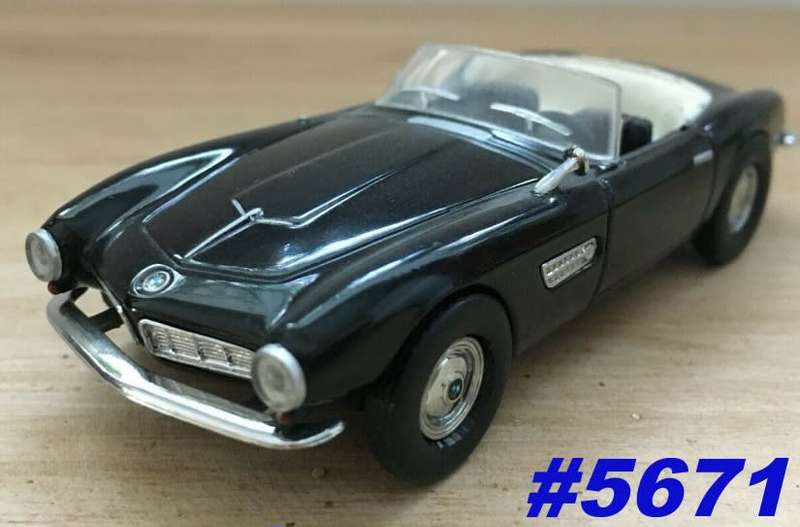 BMW 507 open cabrio black 1/43 Schuco NEW+reblistered  #5671 instant wheels