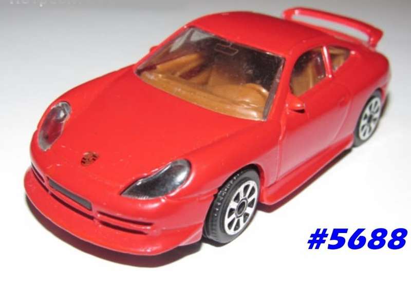 Porsche 911 Carrera RS (993) 1994 red 1/43 Burago NEW+reblistered  #5688 instant wheels