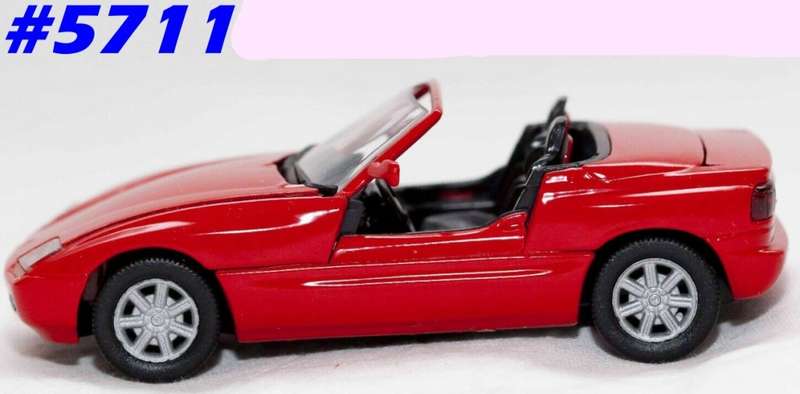 BMW Z1 1991 red 1/43 Schabak NEW+reblistered  #5711 instant wheels