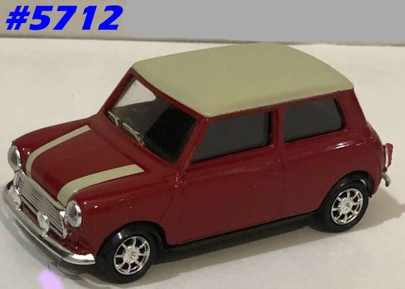 Mini-Cooper S 1969 red+grey 1/43 Solido NEW+reblistered  #5712 instant wheels