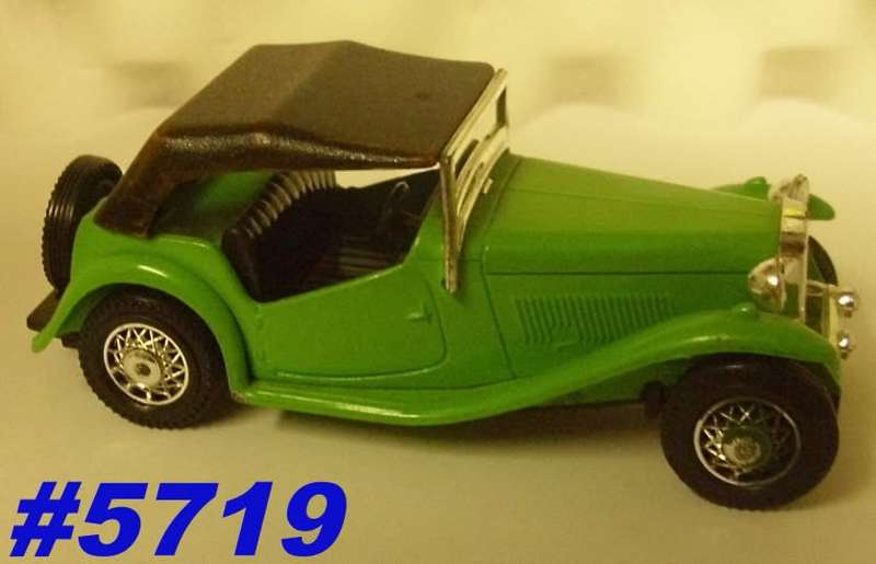 MG TC Midget conv closed 1950 green 1/43 Guisval NEW+reblistered  #5719 instant wheels
