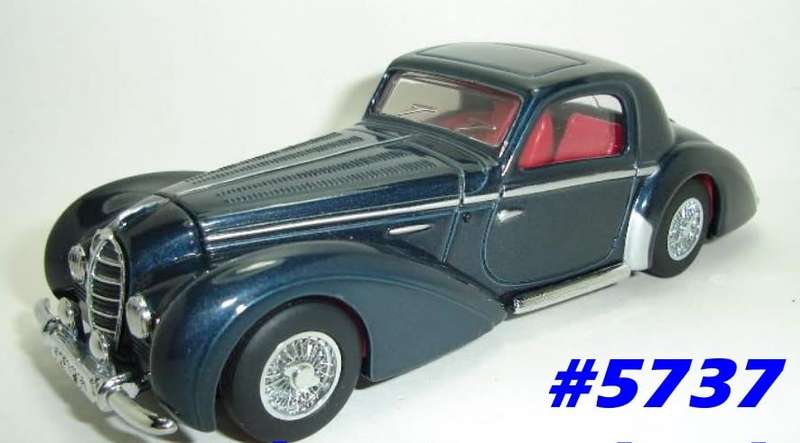 Delahaye 145 Chapron 1946 green-met 1/43 Dinky NEW+reblistered  #5737 instant wheels