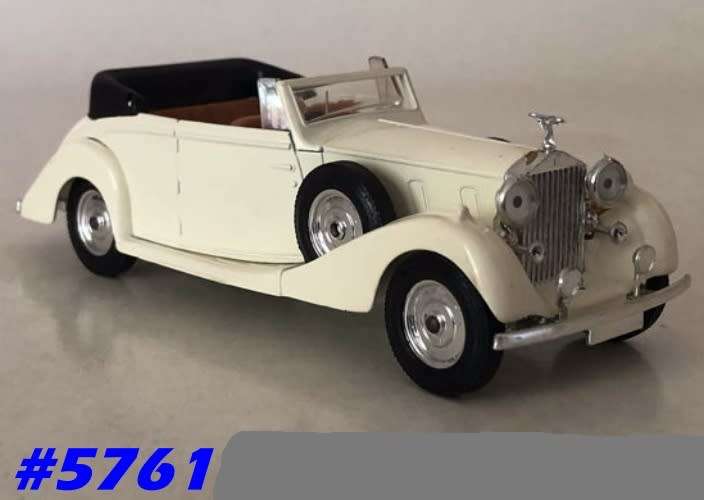 Rolls Royce Phantom III Roadster 1939 white 1/43 Solido NEW+reblistered   #5761 instant wheels