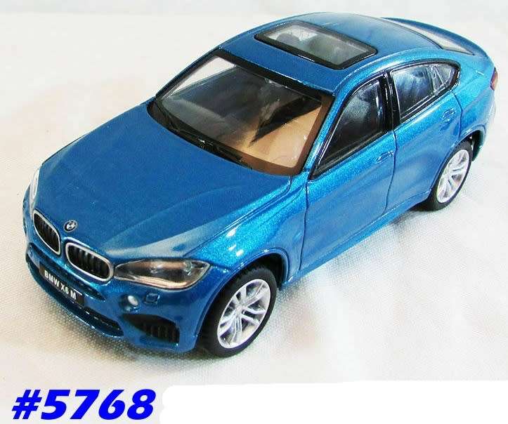 BMW X6 M 2016 blue-met 1/43 CMC Toy NEW+reblistered #5768 instant wheels