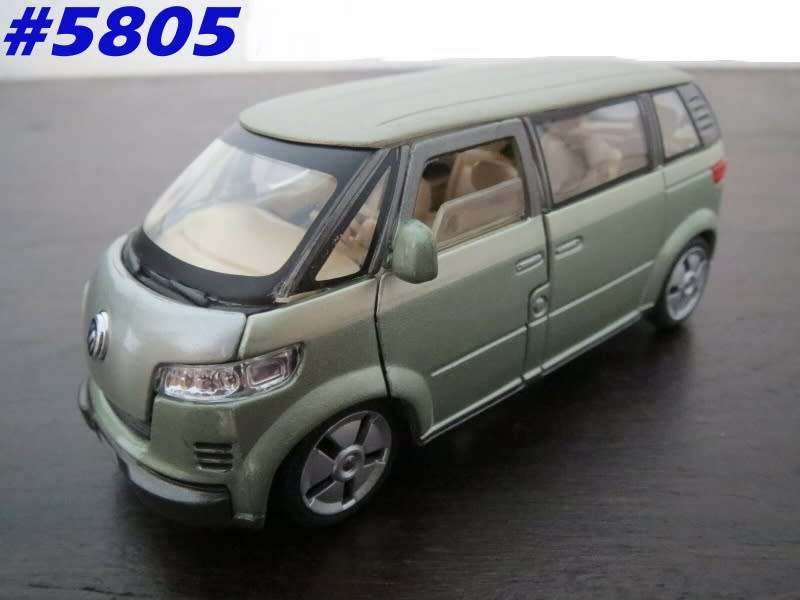 Volkswagen Microbus Concept IAA 2001 lt green met 1/43 NEW+boxed  #5805 instant wheels