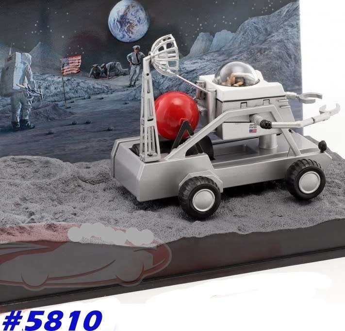 Moon Buggy 007 Diamonds are 4ever, silver 1/43 IXO NEW+boxed  #5810 instant wheels