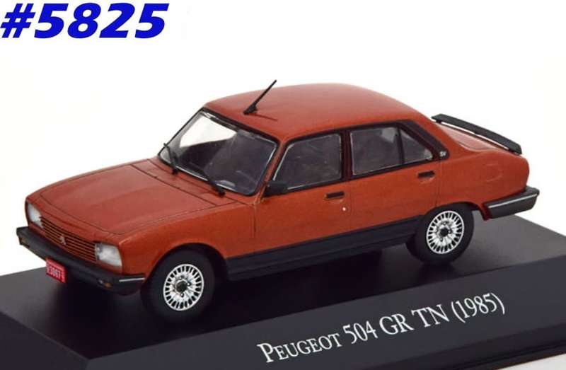 Peugeot 504 GR TN 1985 coppertone 1/43 IXO NEWinBlister  #5825 instant wheels