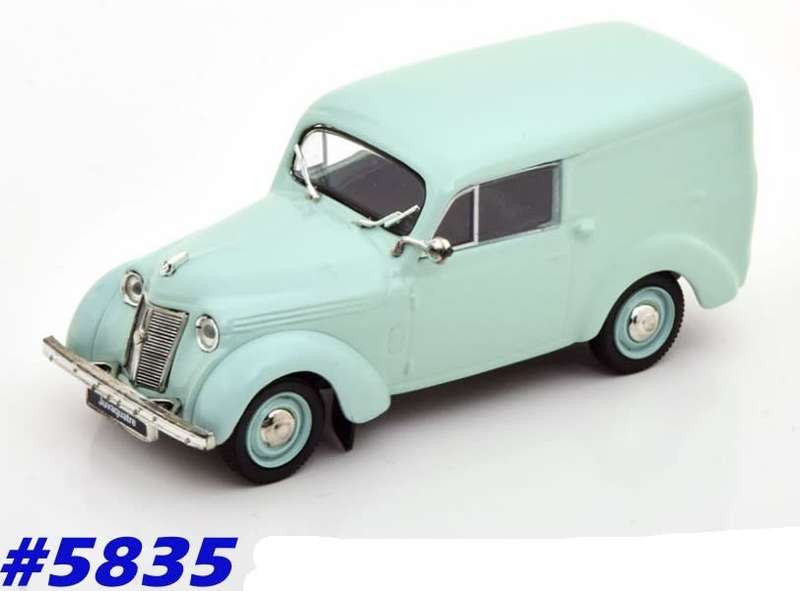 Renault Juvaquatre Van 1937-1960 green 1/43 Norev NEWinBlister  #5835 instant wheels