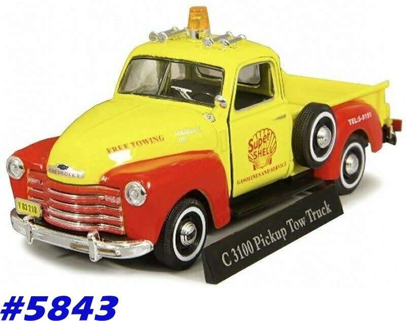 CHEVROLET C 3100 SHELL Breakdown Truck 1960 1:43 Cararama NEW+boxed  #5843 instant wheels