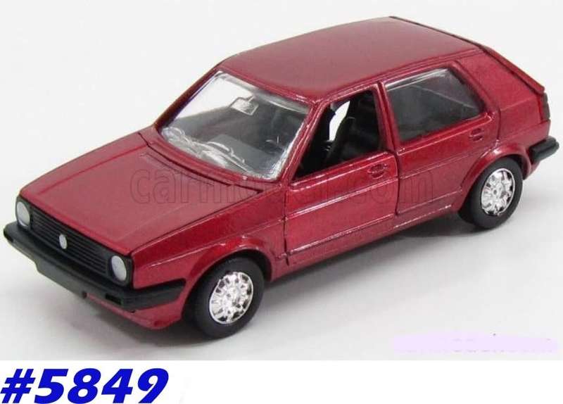 Volkswagen Golf Mk.II 1976 red-metallic 1:43 Schabak NEW+boxed #5849 instant wheels