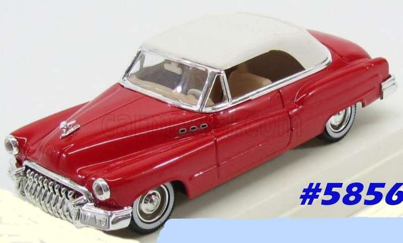 Buick Super 1950 (convertible) red+white 1:43 NEW+showcased  5856 instant wheels