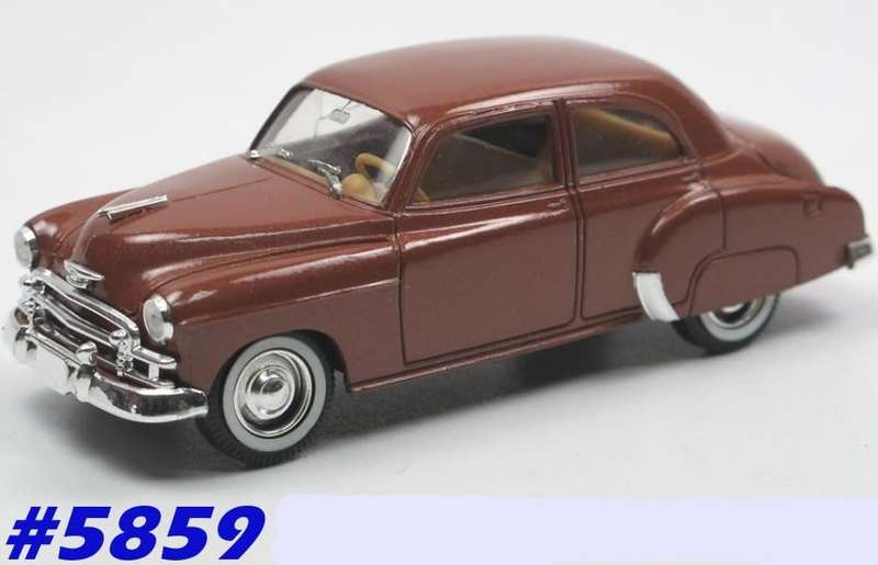 Chevrolet 1950 brown-met 1:43 Solido NEW+showcased  #5859 instant wheels