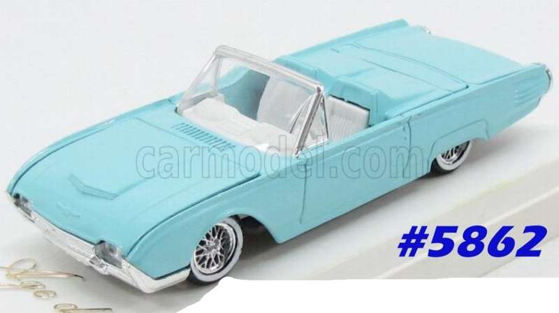 Ford Thunderbird convertible 1961 light blue 1/43 Solido NEW+showcased  *5862 instant wheels