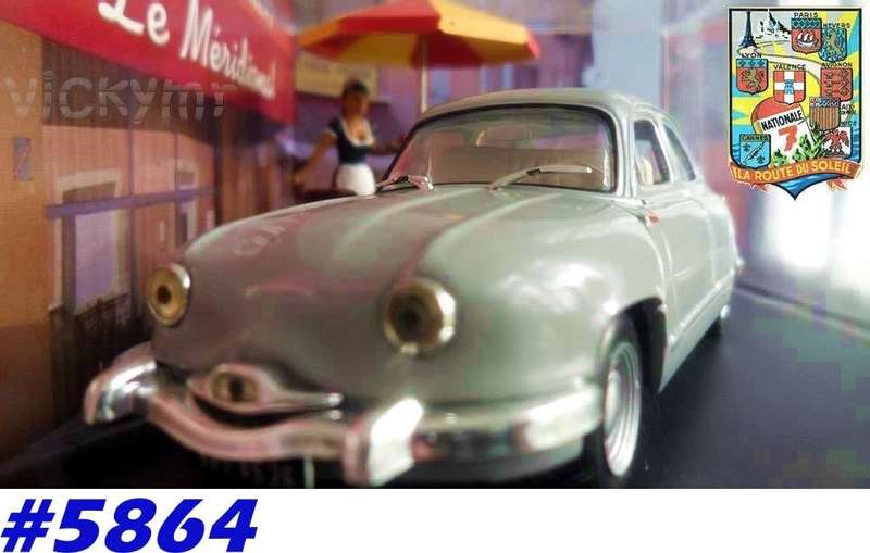 Panhard Dyna Z 1954 lt.blue 1:43 IXO/Altaya NEW+boxed  #5864 instant wheels