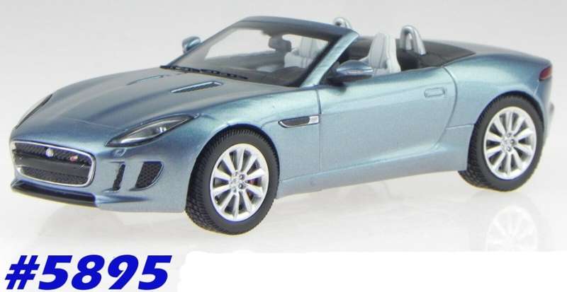 Jaguar F-Type V8-S convertible 2013 grey 1/43 IXO NEW+boxed  #5895 instant wheels