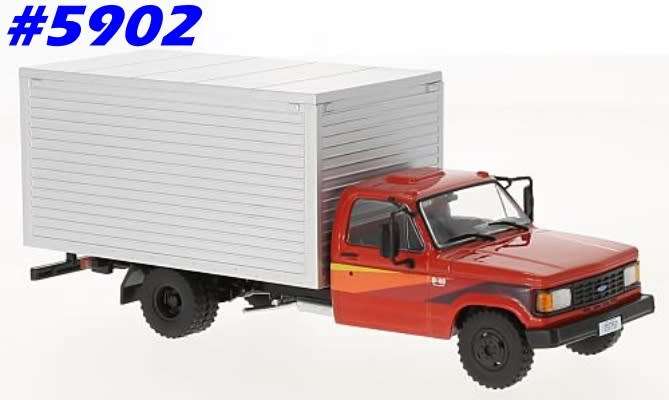 Chevrolet D-40 Box Truck 1985 red cab 1/43 WhiteBox NEW+boxed  #5902 instant wheels