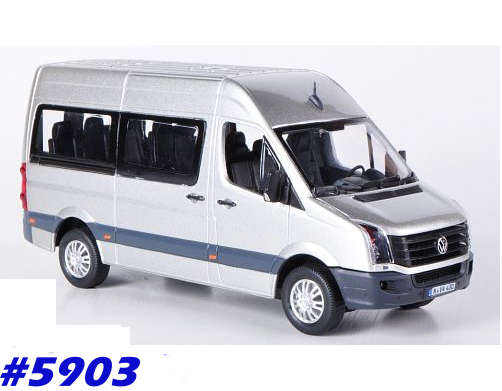 Volkswagen Crafter Bus 2014 silver 1/43 Premium ClassiXX NEW+boxed  #5903 instant wheels