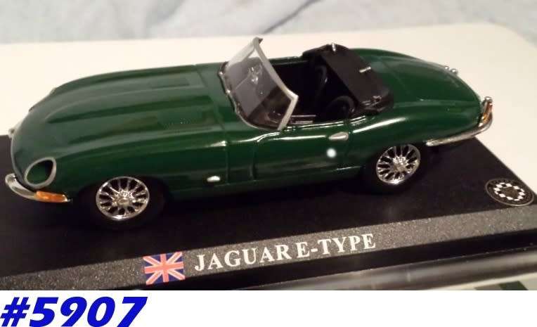 Jaguar E Type 1961 1/43 IXO ltd.edn. NEW+SUPERB PRESENTATION box   #5907 instant wheels