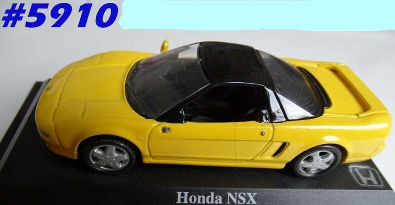 Honda NSX NA2 2002 yellow 1/43 IXO NEW on base+reblistered  #5910 instant wheels