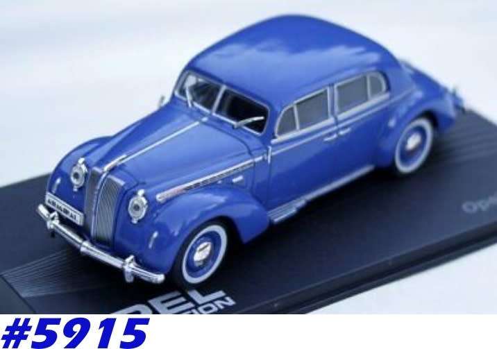 Opel Admiral 1937 blue 1:43 IXO NEW+boxed  #5915 instant wheels