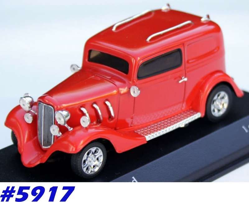 Ford Model B 1932 (American Hot Rod) red 1:43 Minichamps NEW+boxed   #5917 instant wheels
