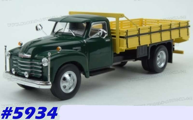 Chevrolet 6400 Truck 1949 dk.green/yellow 1:43 WhiteBox NEW+boxed   #5934 instant wheels