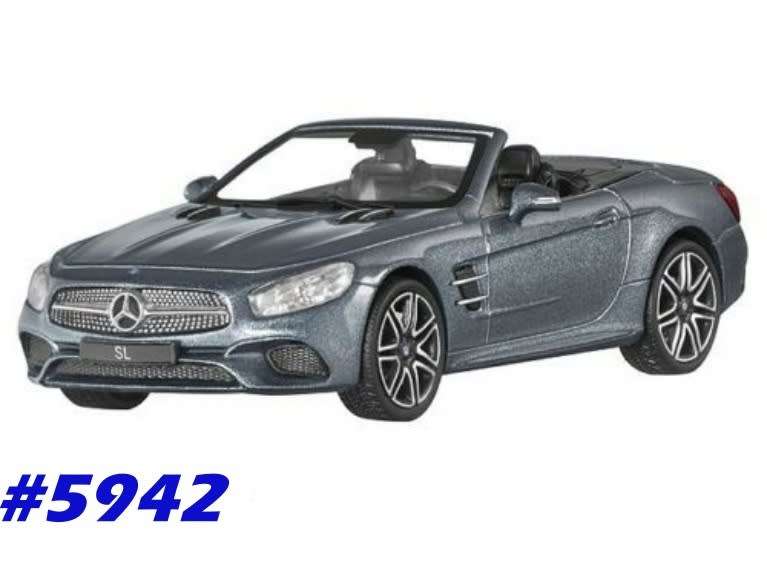 Mercedes-Benz SL (R231) 2012 Grey-met 1:43 I-Spark NEW+boxed  #5942 instant wheels