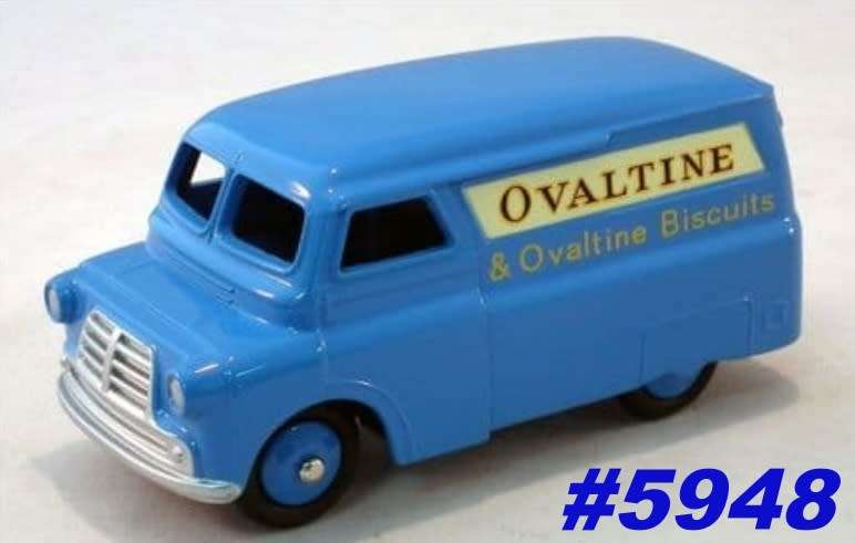 Bedford 10cwtVan OVALTINE 1949 blue 1 /43 DinkyToy 418 NEW+boxed  #5948 instant wheels