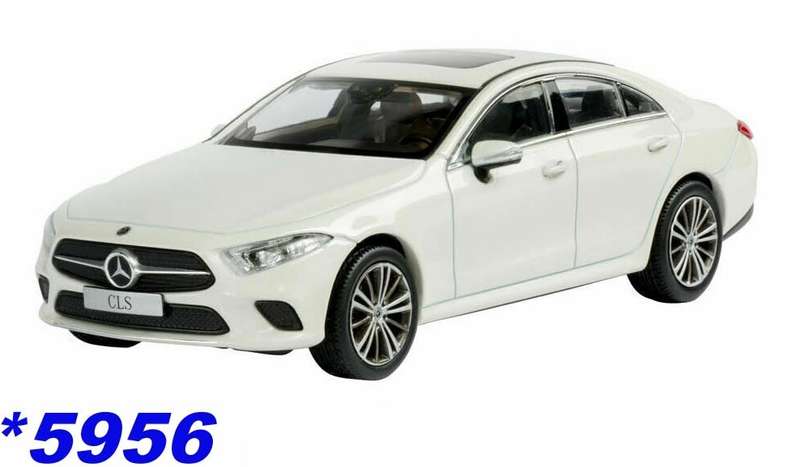 Mercedes-Benz CLS (C257) 2018 diamond white 1:43 Norev NEW+boxed *5956 instant wheels