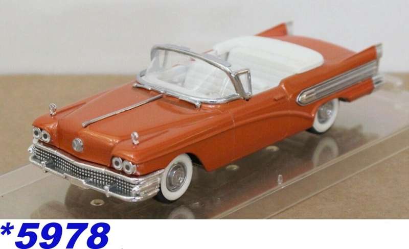 Buick Special open convertible 1958 Copper Orange 1/43 Vitesse NEW+reboxed *5978 instant wheels
