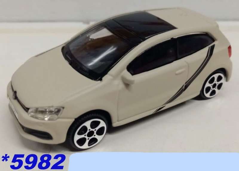 Volkswagen Polo Mk.5 GTI 2017 beige-met 1/43 Bburgao NEW+boxed *5982 instant wheels