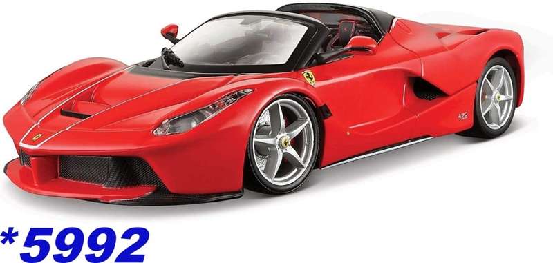 Ferrari Laferrari F70 Aperta 2016 red 1/43 Bburago NEW+boxed *5992 instant wheels