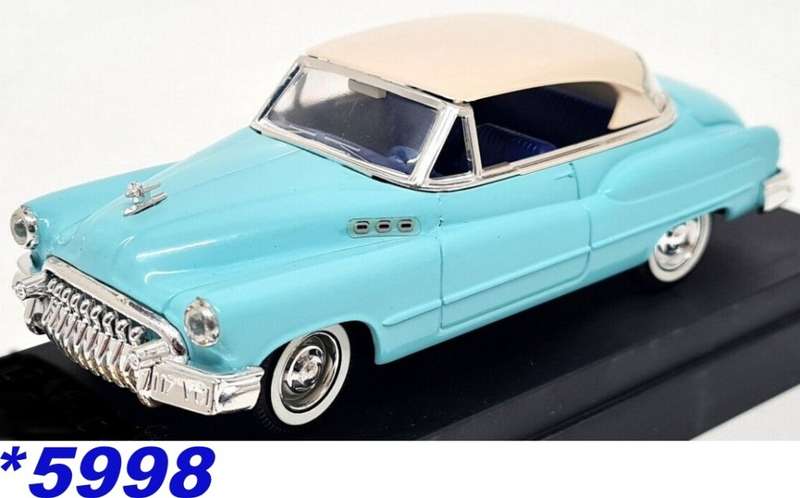 Buick Super Hard-Top 1950 turquoise+white 1/43 Solido NEW+boxed *5998 instant wheels