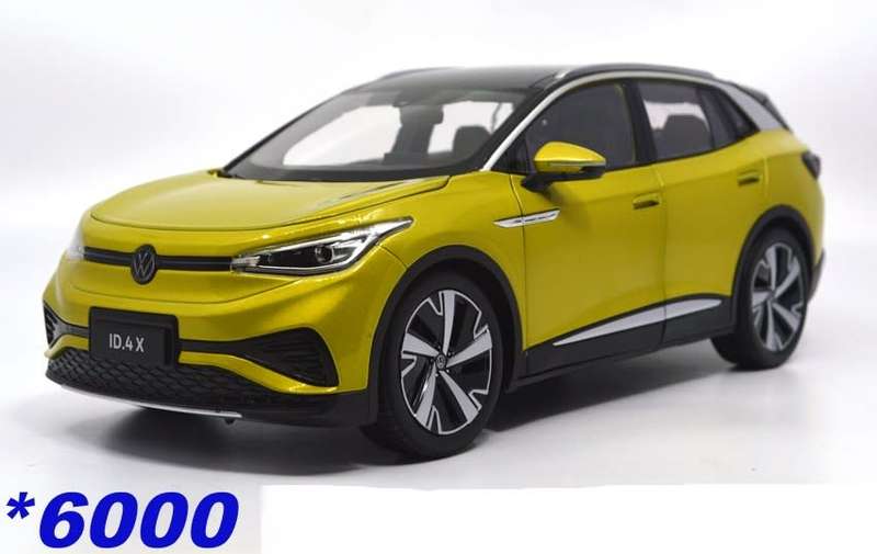 Volkswagen ID 4X 2021 Yellow-met 1/43 Sinemak/IXO NEW+boxed *6000 instant wheels