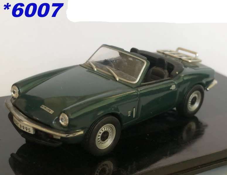 Triumph Spitfire Mark IV w.bootrack 1974 Br.Rac.Green 1/43 Grani/IXO NEW+boxed *6007 instant wheels