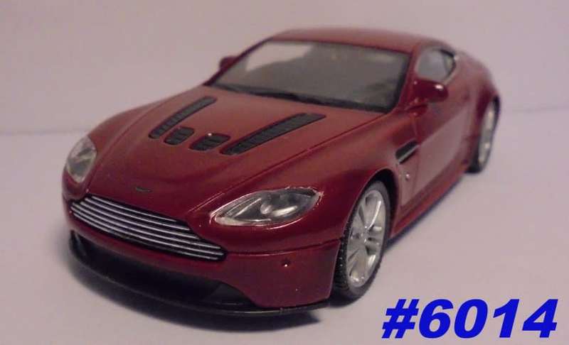 Aston Martin V12 Vantage 2012 dark red 1/43 Welly NEW+boxed *6014 instant wheels
