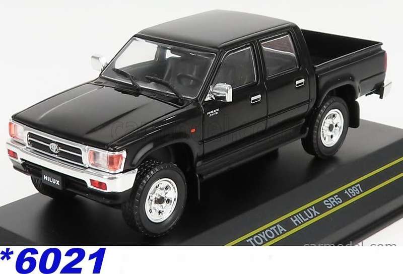 Toyota HiLux SR5 double-cabin 1997/8 black 1/43 First43-132 NEW+boxed *6021 instant wheels