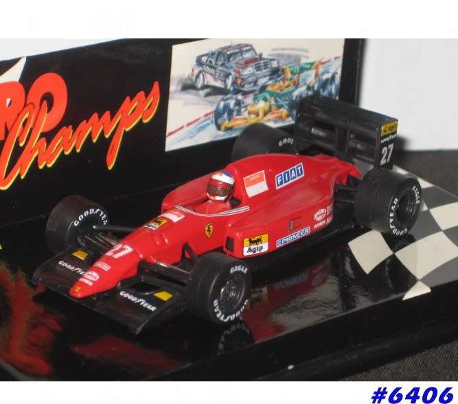 Ferrari F1 F92A no.27 1992 J. Alesi 1/64 Minichamps NEW+boxed  #6406 instant wheels