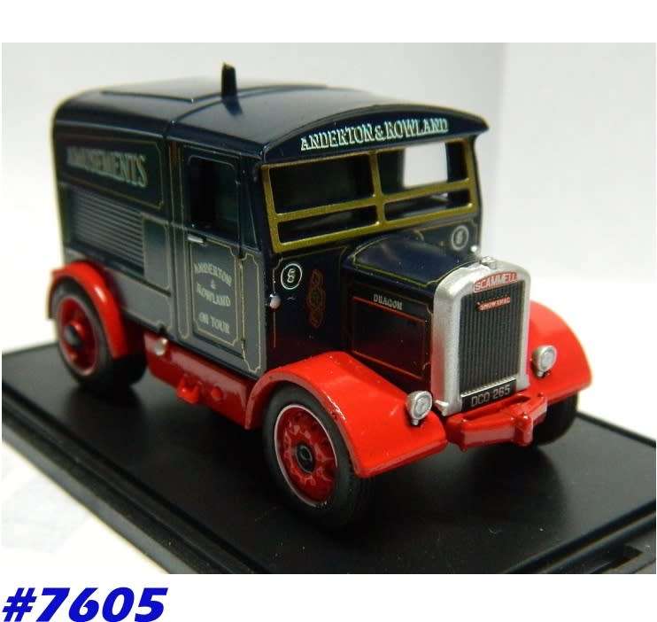 SCAMMELL Showtrac 1945 tractor green 1/76 Oxford NEW+boxed #7605 instant wheels