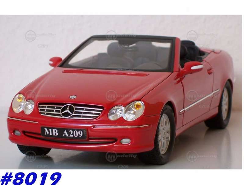 MercedesBenz CLK cabrio (A209) `02 clothroof 1/18 KYOSHO NEW  #8019 instant wheels