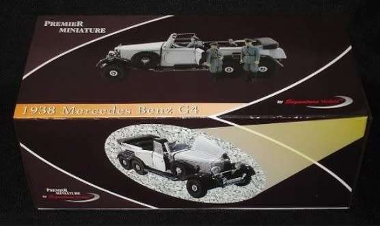 Mercedes-Benz G4 (W31) 6x6 1938 black 1/18 Premier Signature Models NEW+boxed  #8022 instant wheels