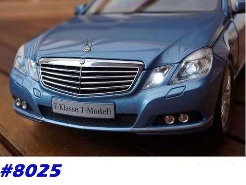 Mercedes-Benz E-Class T-Model W212 2011 blue-met 1/18 Minichamps NEW+boxed #8025 instant wheels