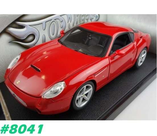 Ferrari 575 GTZ Zagato 2006 red 1/18 HotWheels-Mattel NEW+boxed  #8041 instant wheels