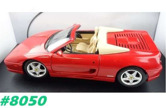 Ferrari F 355 Spider 1998 red 1/18 HotWheels-Mattel NEW+boxed  #8050 instant wheels