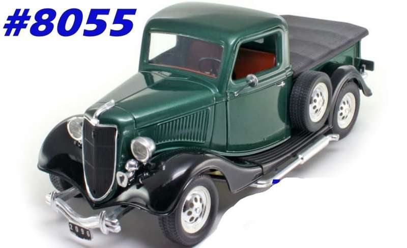Ford V8 Pick-Up 1936 dk.green 1/18 Solido NEW+boxed on base  #8055 instant wheels