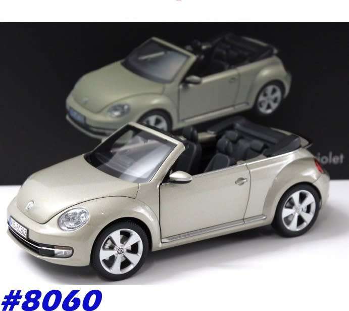 Volkswagen New Beetle Cabriolet 2013 beige 1/18 Kyosho NEW+boxed  #8060 instant wheels